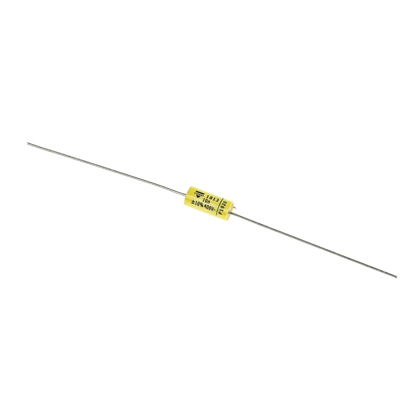 5 pcs - Vishay MKT 1813 Metallised Polyester Film Capacitor, 200 V ac, 400 V dc, ±10%, 10nF, Through Hole