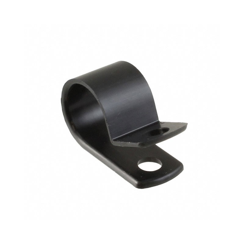 10 pcs : N-8B-BK - CBL CLAMP P-TYPE BLACK FASTENER