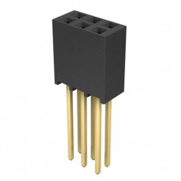 10 pcs : SSQ-103-04-G-D - CONN RCPT 6POS 0.1 GOLD PCB