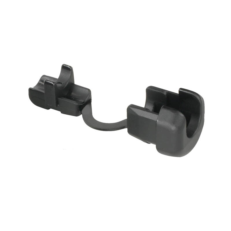 10 pcs : SRB-F-9 - BUSHING W/STR RELIEF NYLON BLACK