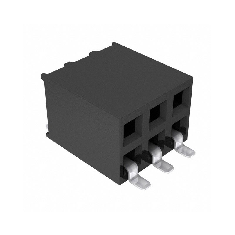 10 pcs : SSM-103-L-DH - CONN RCPT .100' 6POS DUAL HORZ