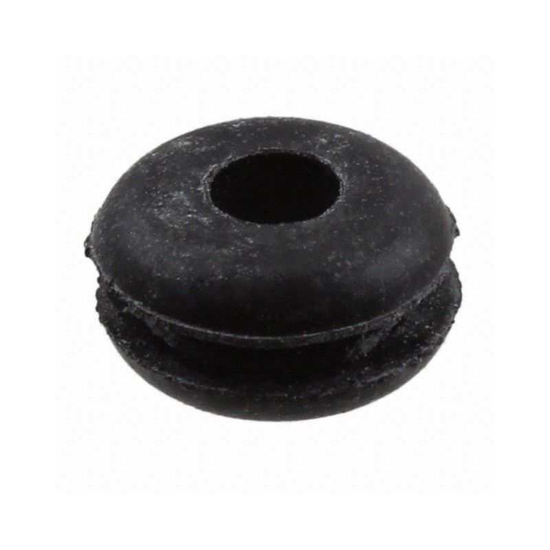 10 pcs : GR3081A - GROMMET 0.188' RUBBER BLACK