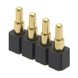 10 pcs : 812-22-004-30-002101 - CONN SPRING PISTON 4POS SMD