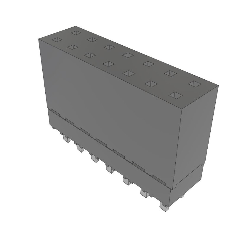 10 pcs : ESW-107-12-T-D - CONN SOCKET 14POS 0.1 TIN PCB