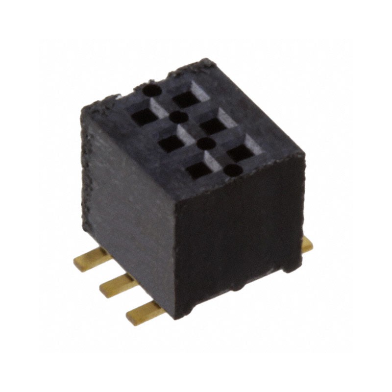 10 pcs : MLE-103-01-G-DV - CONN RECEPT 6POS 1MM DUAL SMD