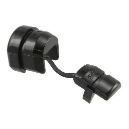 10 pcs : SRB-R-7 - BUSHING W/STR RELIEF NYLON BLACK