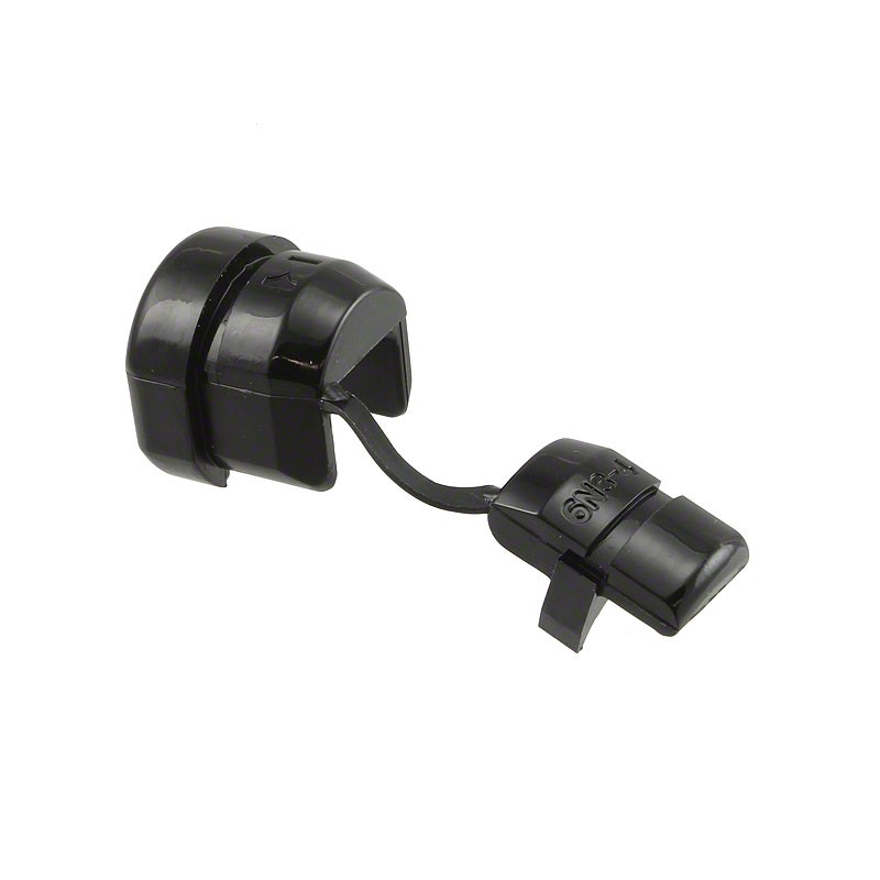 10 pcs : SRB-R-7 - BUSHING W/STR RELIEF NYLON BLACK