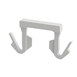 10 pcs : FCCE-9-01 - CBL CLAMP FLAT NATURAL PUSH IN