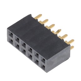 10 pcs : SSW-106-21-G-D-LL - CONN RCPT 12POS 0.1 GOLD PCB