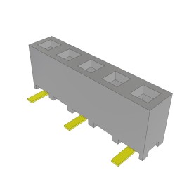 10 pcs : SMM-105-02-L-S - CONN RCPT 5POS 0.079 GOLD SMD