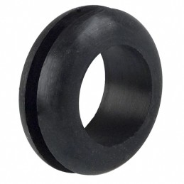 10 pcs : 745 - GROMMET 0.375' RUBBER BLACK