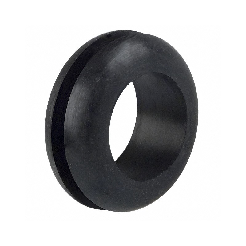 10 pcs : 745 - GROMMET 0.375' RUBBER BLACK