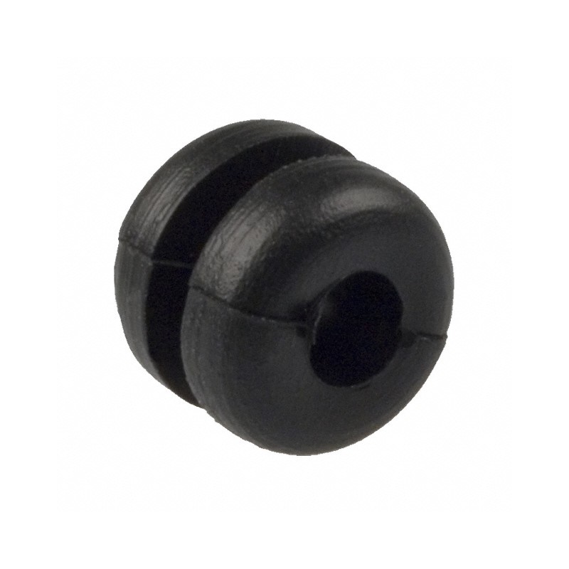 10 pcs : HG-2 - GROMMET 0.126' ELASTOMER BLACK