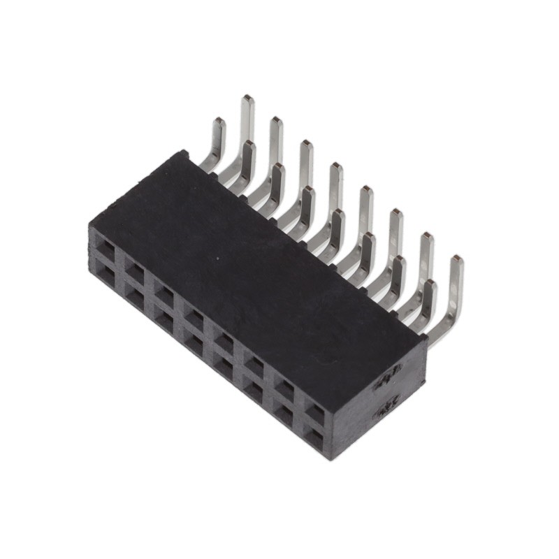 10 pcs : SSW-108-22-F-D-RA - CONN RCPT 16POS 0.1 GOLD PCB R/A