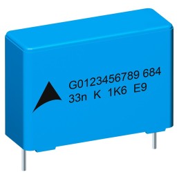 5 pcs - EPCOS B32642B Polypropylene Film Capacitor, 1 kV dc, 500 V ac, ±5%, 27nF, Through Hole
