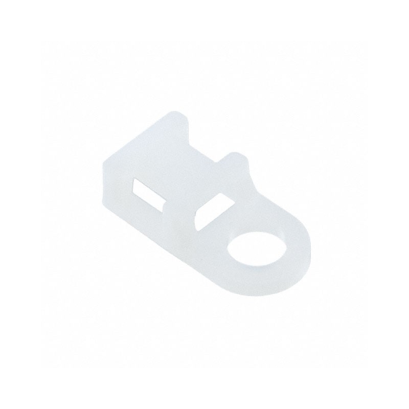 10 pcs : TA1S10-M - CABLE TIE HLDR QUAD SCRW 10 NAT