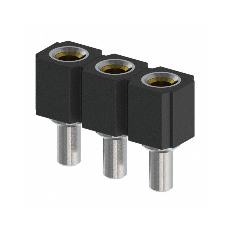 10 pcs : 834-47-003-10-001000 - CONN RCPT 3POS 0.1 GOLD PCB