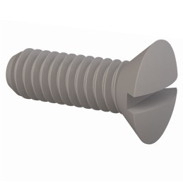 10 pcs : 331024A075 - 82 SLOTTED CSK SCREW, 10-24 THR