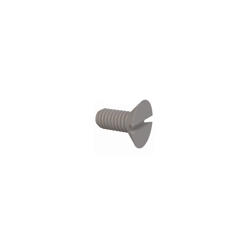 10 pcs : 50M035060H008 - 90 SLOTTED CSK SCREW, M3.5 X .6