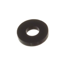 10 pcs : 17W03123B - FLAT WASHER, NYLON, BLACK, .130
