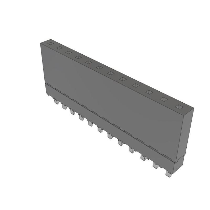 10 pcs : ESW-112-12-T-S - CONN SOCKET 12POS 0.1 TIN PCB