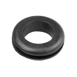 10 pcs : GR3165A - GROMMET 0.250' RUBBER BLACK