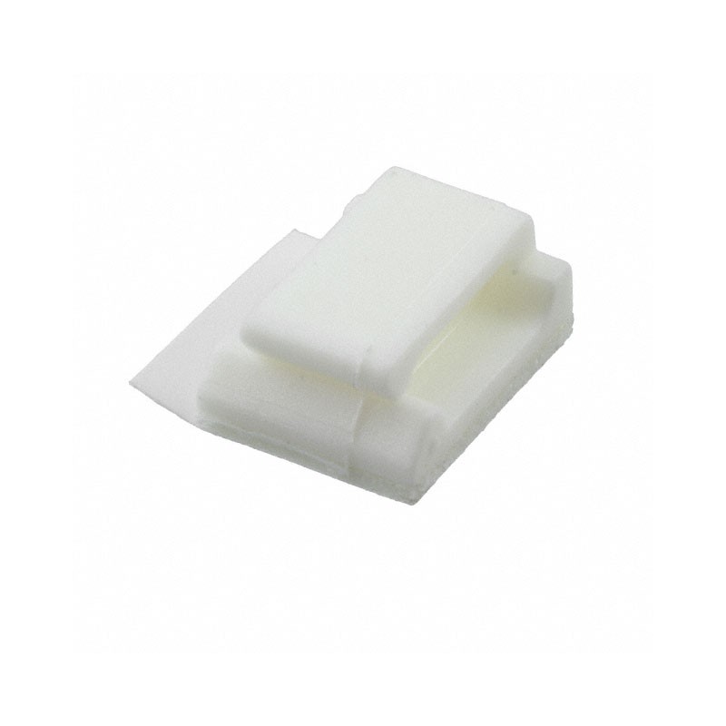 10 pcs : MWSSEB-1-19A-RT - CBL CLIP WIRE SADDLE NATURAL ADH