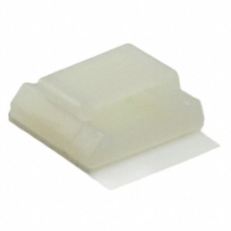 10 pcs : MWSSEBE-1-01A - CBL CLIP WIRE SADDLE NATURAL ADH