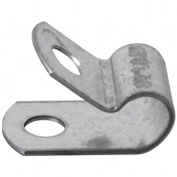 10 pcs : 8101 - CBL CLAMP P-TYPE SILVER FASTENER