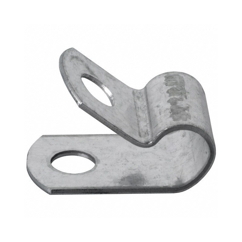 10 pcs : 8101 - CBL CLAMP P-TYPE SILVER FASTENER