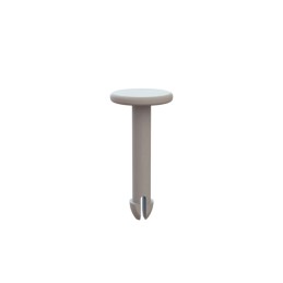 10 pcs : 27PIF0104 - PUSH IN FASTENER, .120 HOLE, .75