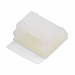 10 pcs : MWSSEB-1-01A-RT - CBL CLIP WIRE SADDLE NATURAL ADH