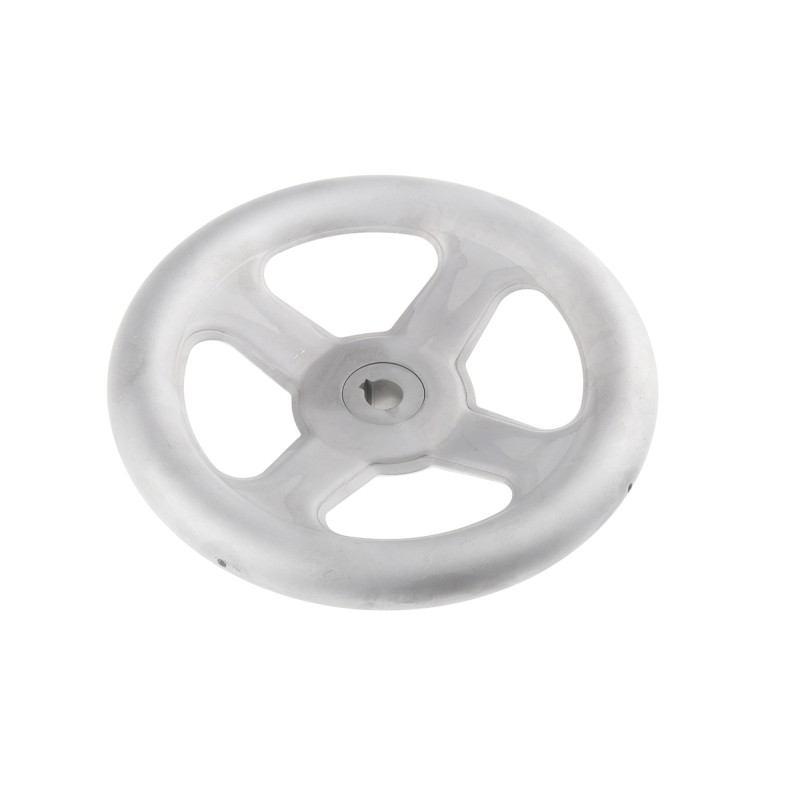 1 pcs - RS PRO Silver Stainless Steel Hand Wheel, 200mm diameter