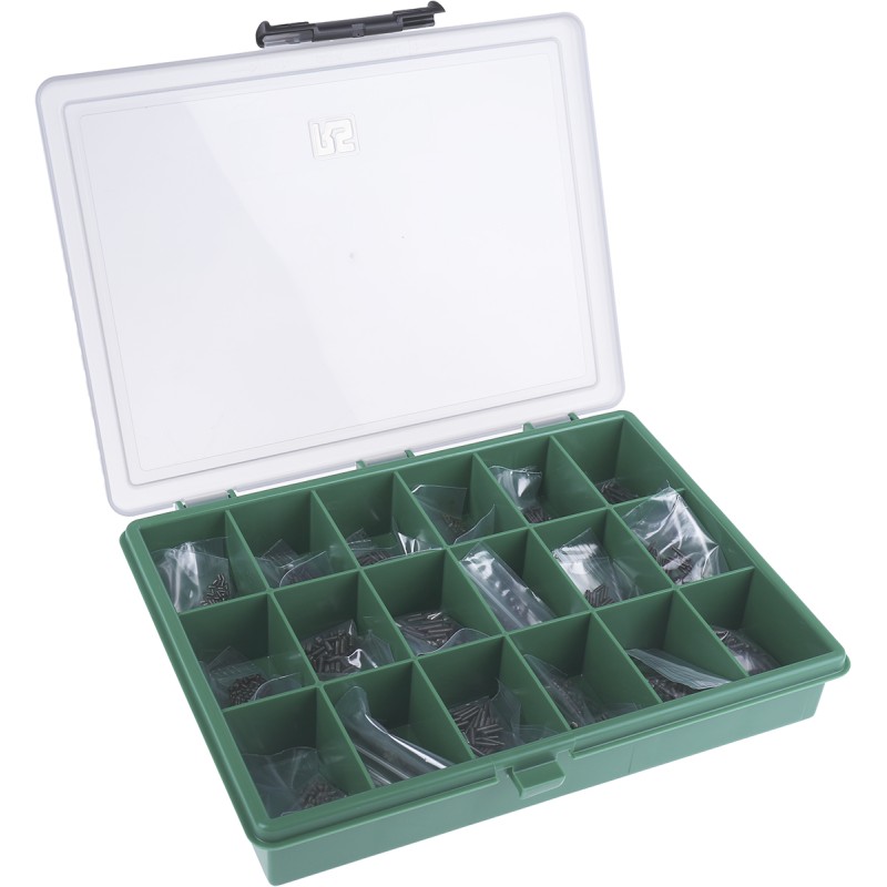 1 Kit - RS PRO Steel 900 Piece Slot Drive Screw/Bolt Kit