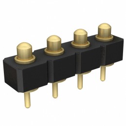 10 pcs : 821-22-004-10-000101 - CONN SPRING PISTON 4POS PCB