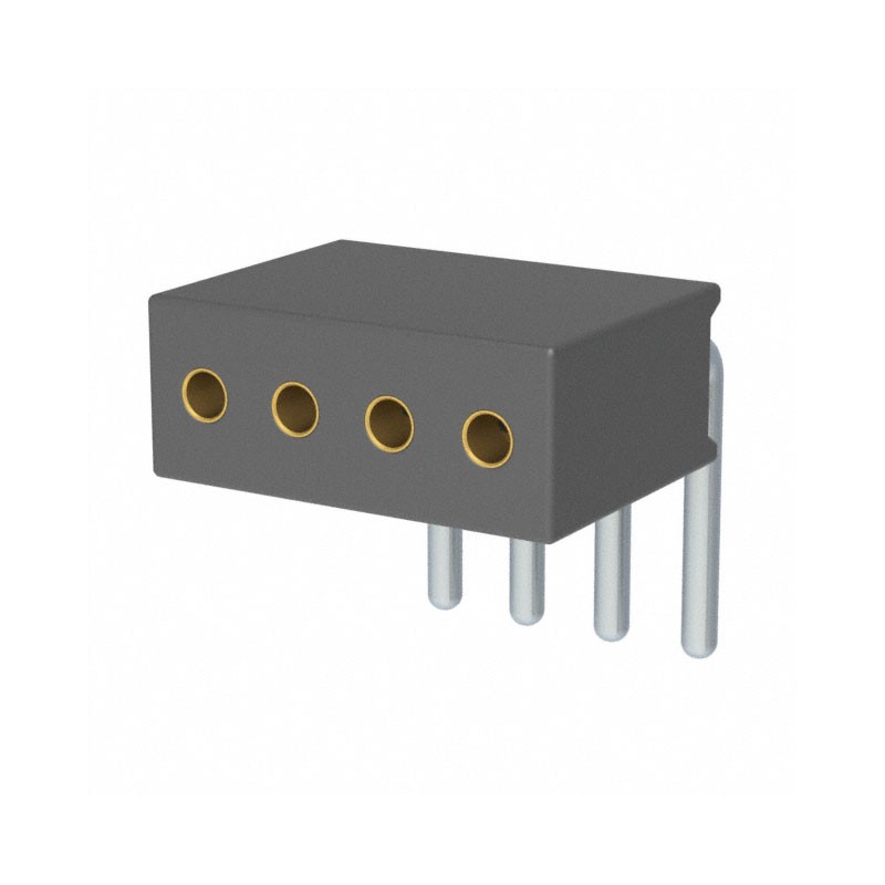 10 pcs : 851-43-004-20-001000 - CONN RCPT 4POS 0.05 GOLD PCB R/A