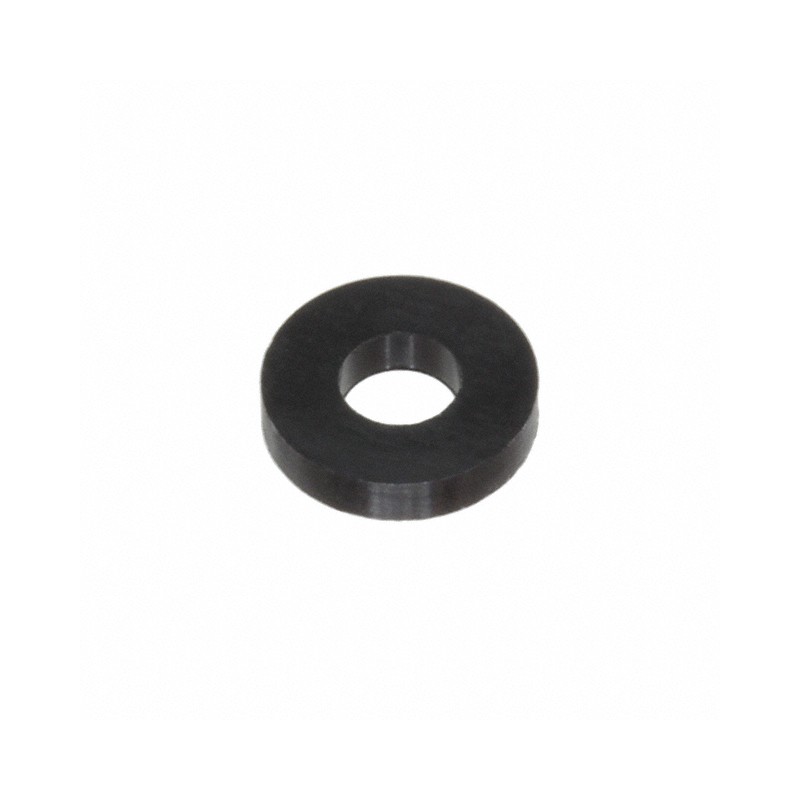 10 pcs : 16FW006032B - FLAT WASHER, NYLON, BLACK, .140