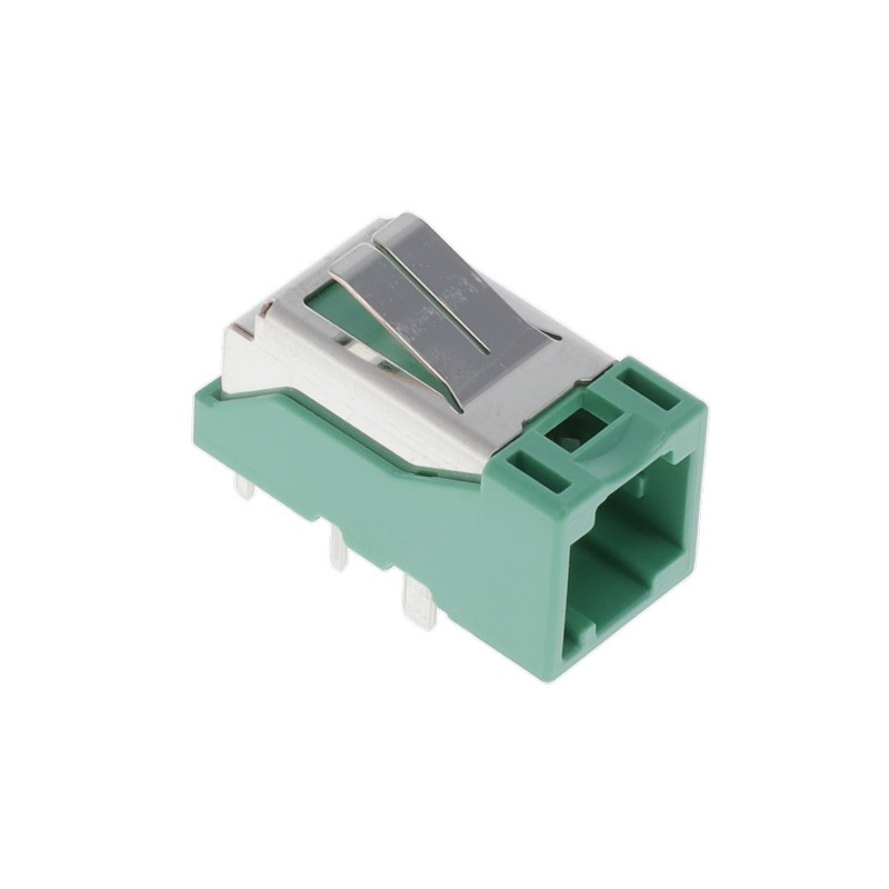 10 pcs : MX79A04HQ4R150 - CONN PIN HEADER 4 POS R/A GREEN