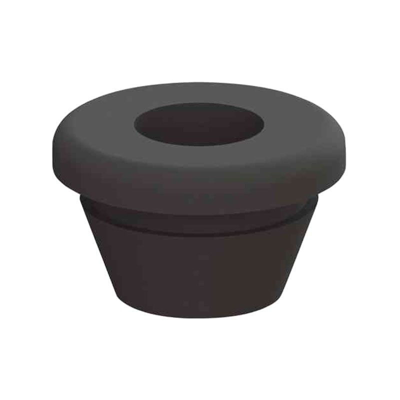 10 pcs : QFG-16223 - GROMMET 0.390' PVC BLACK