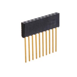 10 pcs : SSW-110-04-G-S - CONN RCPT 10POS 0.1 GOLD PCB