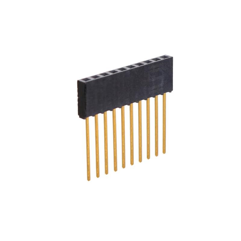 10 pcs : SSW-110-04-G-S - CONN RCPT 10POS 0.1 GOLD PCB