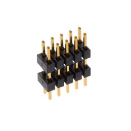 10 pcs : TW-05-03-G-D-260-125 - CONN HDR 10POS 0.079 STACK T/H