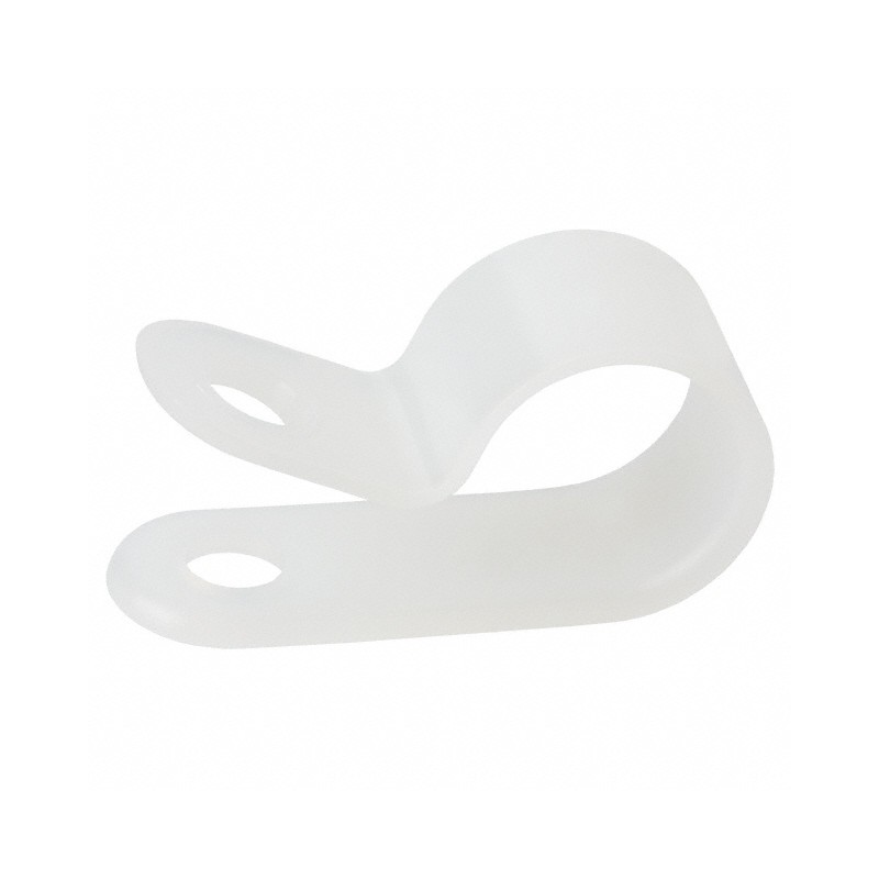 10 pcs : CCS38-S8-C - CBL CLIP P-TYPE NATURAL FASTENER