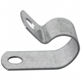 10 pcs : 8104 - CBL CLAMP P-TYPE SILVER FASTENER