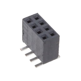 10 pcs : SSW-104-22-F-D-VS-K-TR - CONN RCPT 8POS 0.1 GOLD SMD
