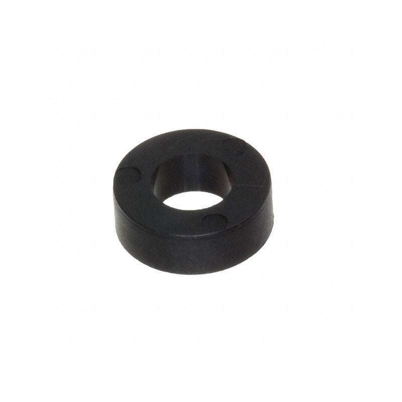 10 pcs : 16FW010125B - FLAT WASHER, NYLON, BLACK, .194