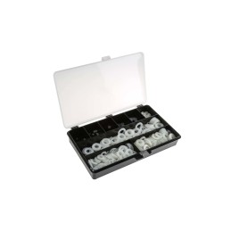 1 Kit - RS PRO 1600 piece Nylon Plain Washer Kit