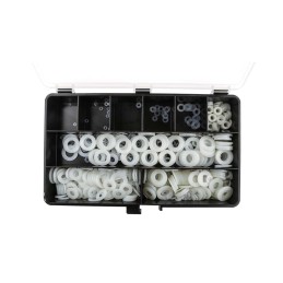1 Kit - RS PRO 1600 piece Nylon Plain Washer Kit