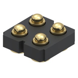 10 pcs : 817-22-004-30-001101 - CONN SPRING PISTON 4POS SMD