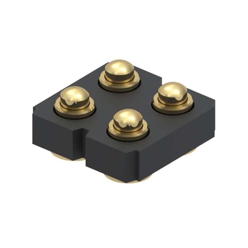 10 pcs : 817-22-004-30-001101 - CONN SPRING PISTON 4POS SMD